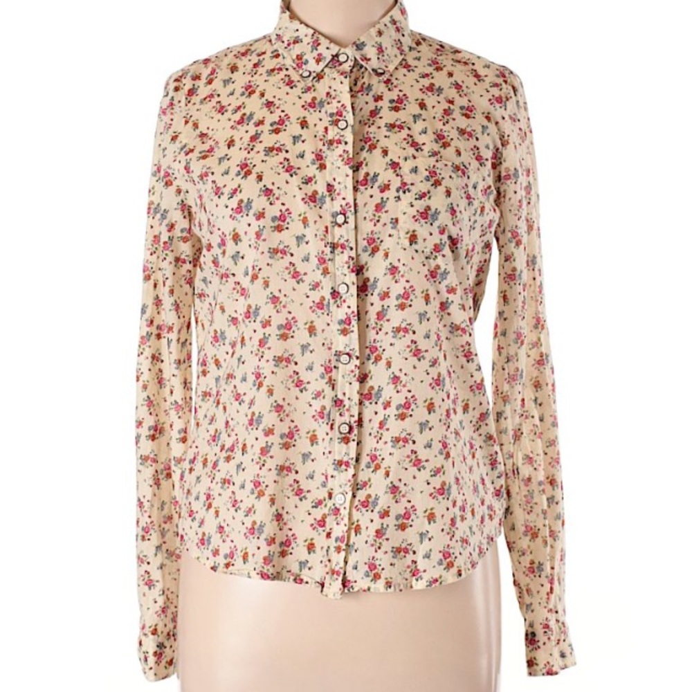 Heritage 1981 floral button down blouse